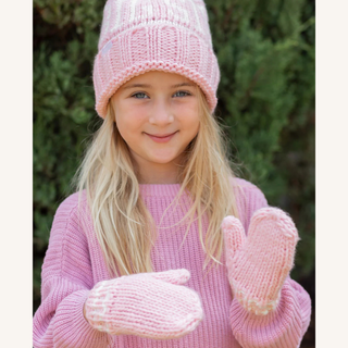 Pink Winter Mittens
