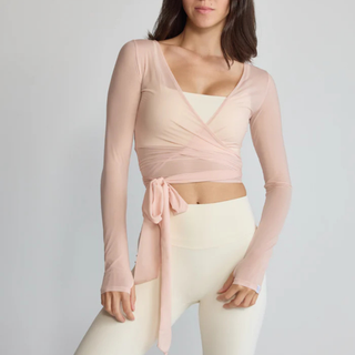 Ballet Mesh Wrap in Ballet Pink
