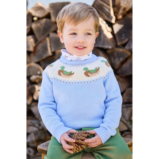 Fair Isle Sweater – Mallard
