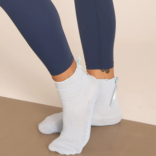 The Juliet Grip Sock in Baby Blue

