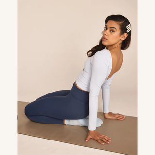 The Juliet Grip Sock in Baby Blue
