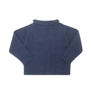 Jersey Rollneck Sweater – Navy
