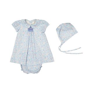 Olympe Floral Blue Baby Set
