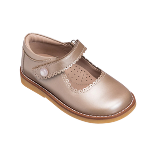 Champagne Metallic Mary Janes
