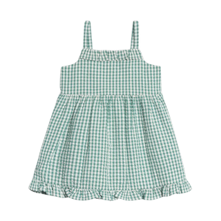 Juliette Seersucker Tank Dress – Laguna Gingham
