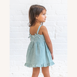 Juliette Seersucker Tank Dress – Laguna Gingham
