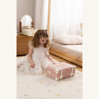Vegan Leather Play Suitcase — Ballerina
