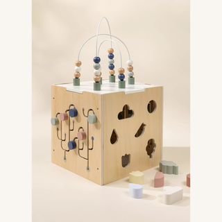 Wooden Activity Cube
