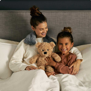 Brown Curly Bear Warmies
