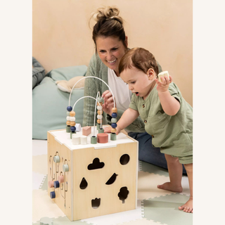 Wooden Activity Cube
