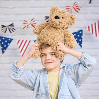 Brown Curly Bear Warmies
