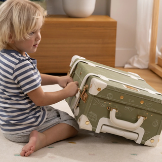 Vegan Leather Carry On Suitcase — Travel
