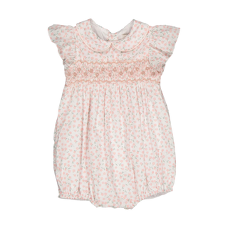 Julyne Smocked Romper – Daisy Pink
