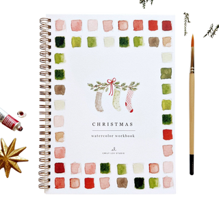 Christmas Watercolor Workbook
