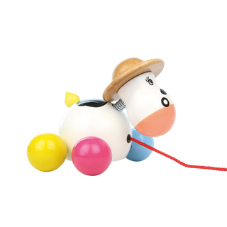 Baby Rosy Cow Pull Toy
