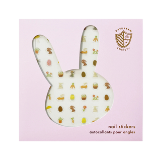 Bunnies In The Garden – Nail Stickers
