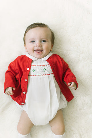 Smocked Holiday Creeper
