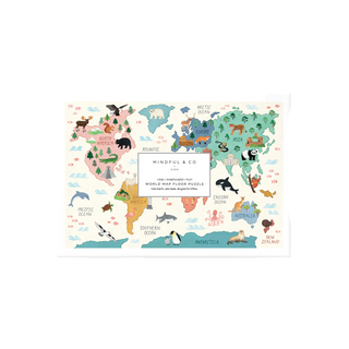 World Map Floor Puzzle
