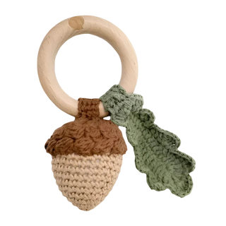 Acorn Baby Rattle Teether
