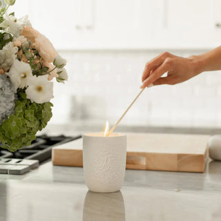 Fireside Study Beeswax Candle
