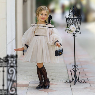 Coco Caramel Tulle Dress
