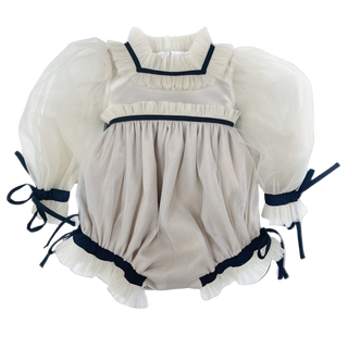 Coco Caramel Tulle Romper
