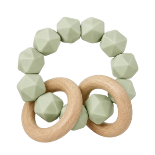 Abby Teething Rattle – Green
