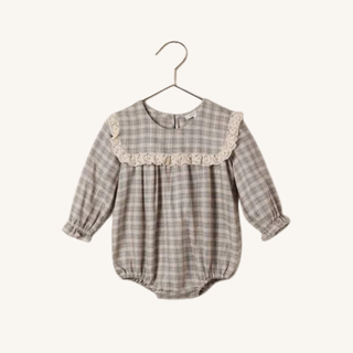 Noelle Romper – Fall Plaid
