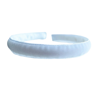 Velvet Headband – White
