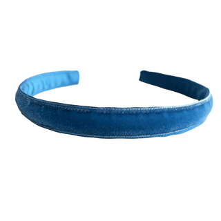 Velvet Headband – French Blue
