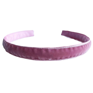 Velvet Headband – Old Pink
