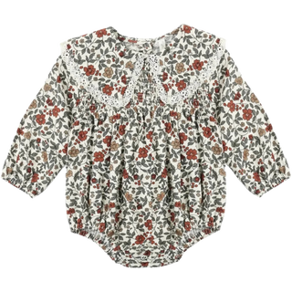 Fern Romper – Holiday Floral
