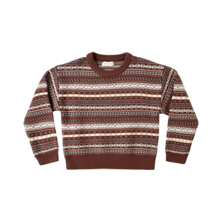 Aspen Sweater – Mulberry Multi Stripe
