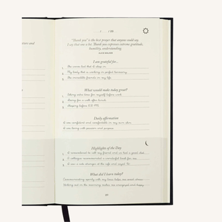 The Five Minute Journal – Bold Black

