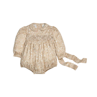 Smocked Charlotte Bubble – Camden Floral
