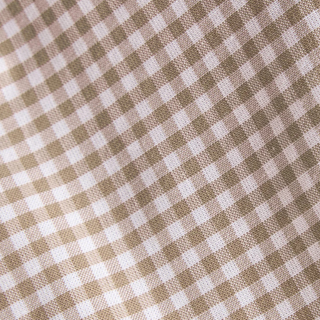 Carson Short Set – Khaki Gingham
