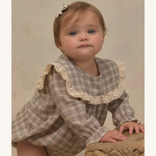 Noelle Romper – Fall Plaid
