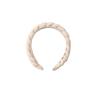 Braided Headband – Embroidered Floral
