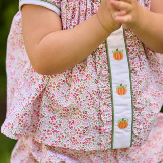 Ruffled Sally Bloomer Set – Pumpkins

