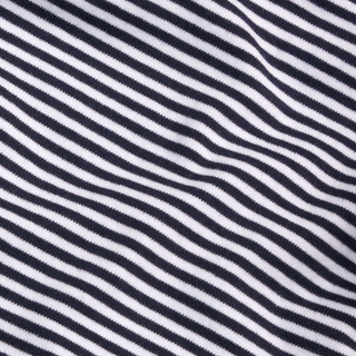 Long Sleeve Polo – Navy Stripe
