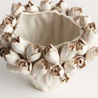Courtney Vase – Antique White
