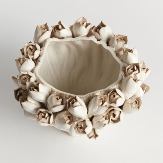 Courtney Vase – Antique White
