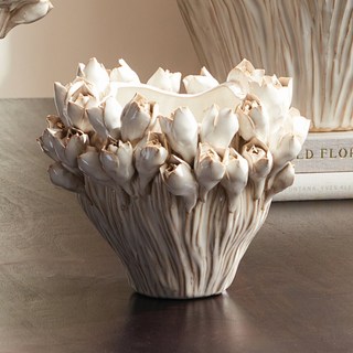Courtney Vase – Antique White
