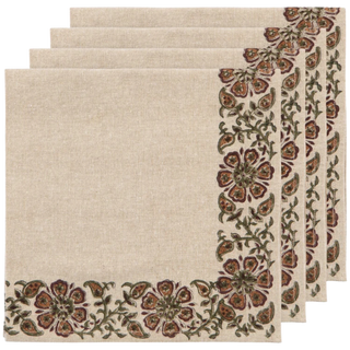 Elysian Block Print Napkins – Set of 4
