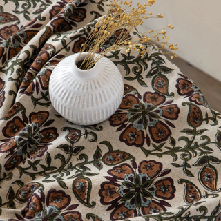 Elysian Block Print Tablecloth – 60 × 90 in.
