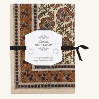 Elysian Block Print Tablecloth – 60 × 90 in.
