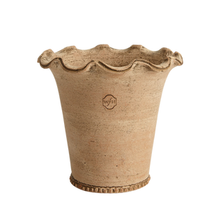 Wakefield Handmade Festonee Vase #4 – Aged Terracotta
