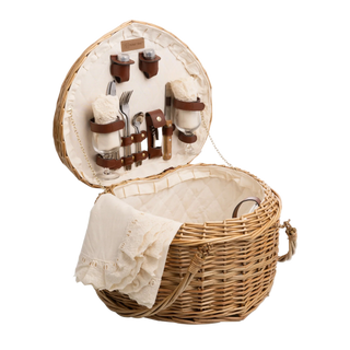 Heart Picnic Basket
