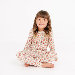 Holly Trellis Kids Pajama Set
