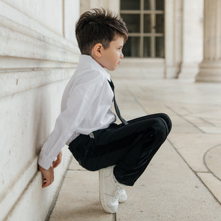 Tuxedo Shirt & Pants Set
